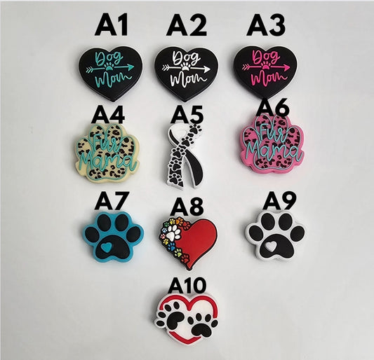 focal bead 1 count- Paw collection