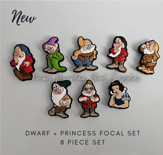 8 count silicone focal bead 7 dw arfs plus princess