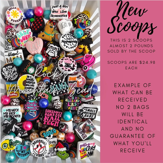 New-Lucky Bead Scoops MIX Minis