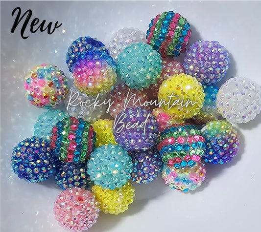 New spring 24 count rhinestone ACRYLICS MIX 20mm