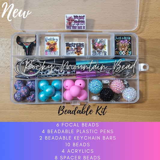 New cow beadable kit