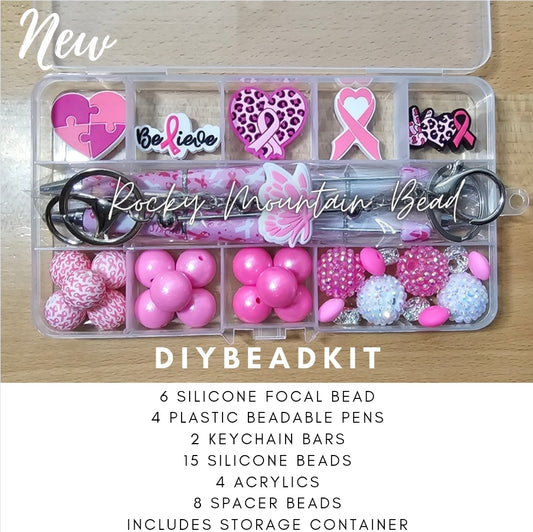 New Breast Cancer Deluxe beadable kit