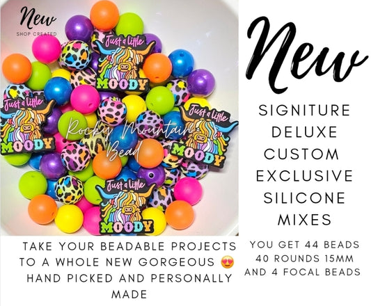 New custom shop mix moody bright DELUXE 15mm silicone mix