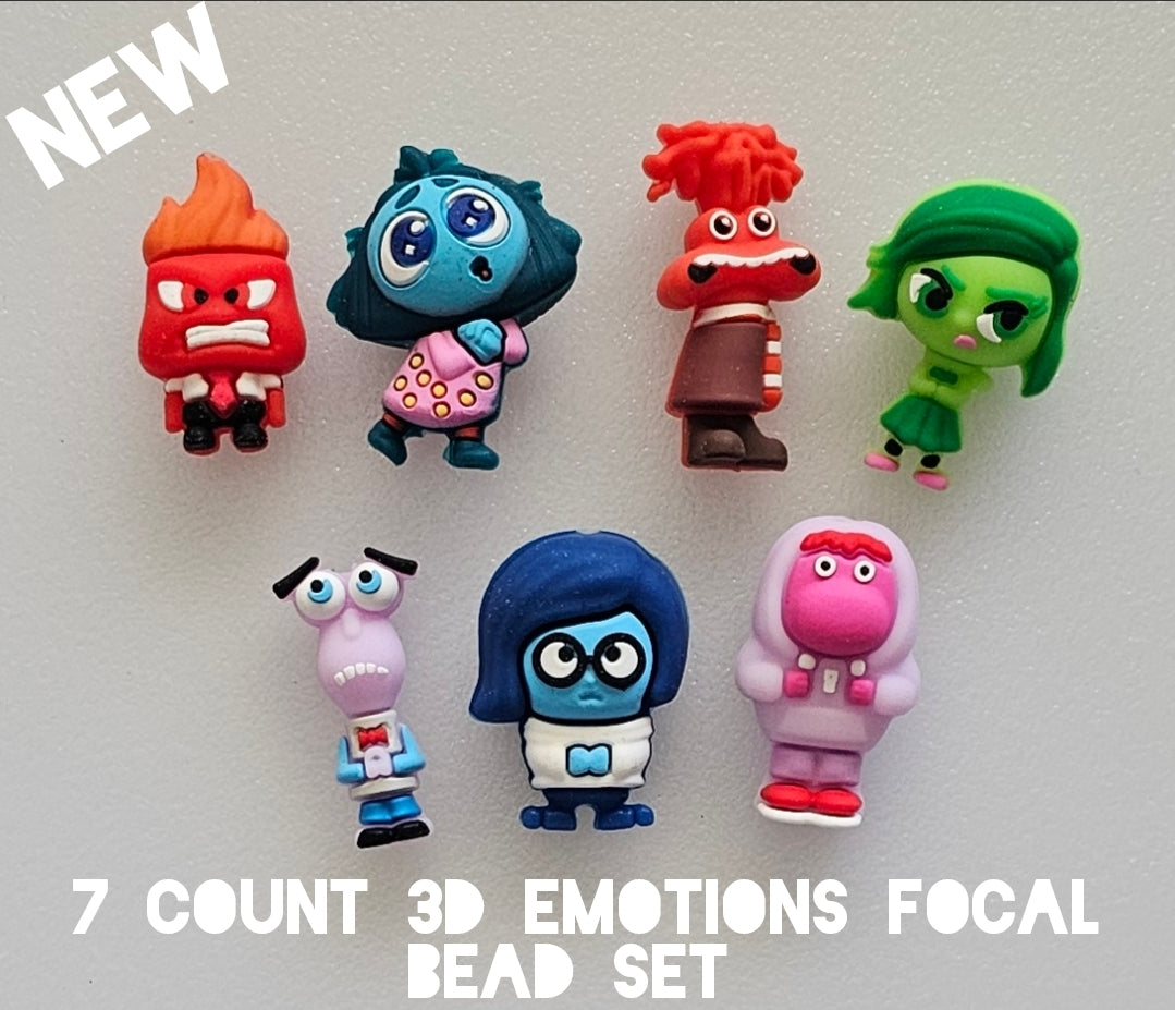 7  count 3D emotions focal bead