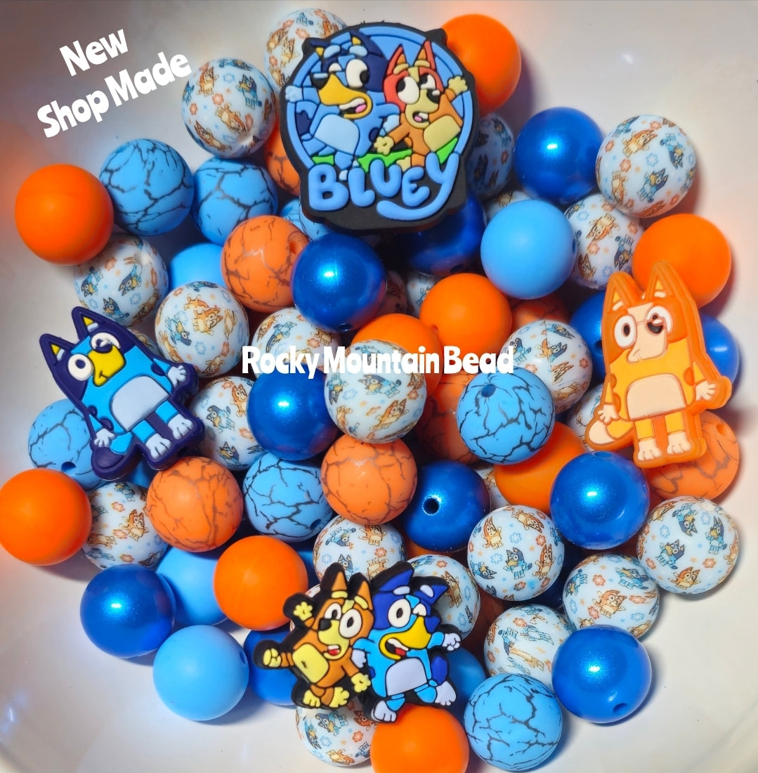 New designs Characters pup 15mm silicone 35 count