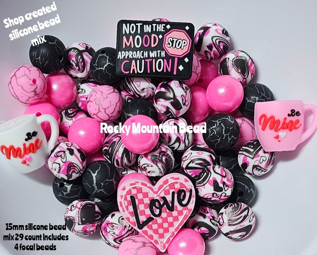 New valentines DELUXE 15mm silicone mix 29 count