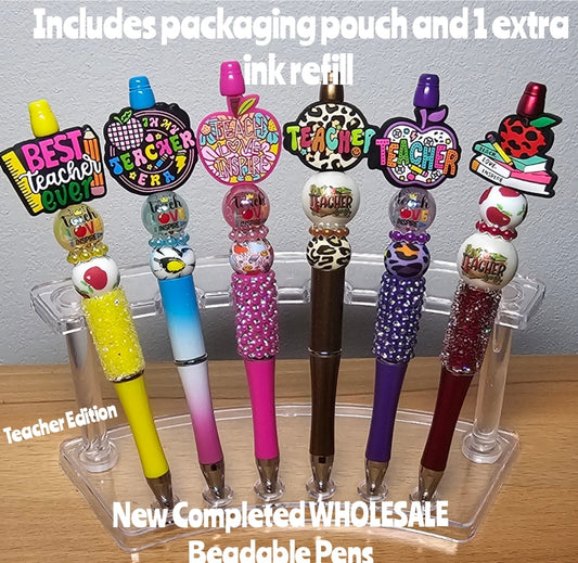 1 count beadable wholesale completed pen Teacher edition