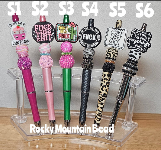 1 count beadable wholesale completed pen MULTIPLE Choices & Themes