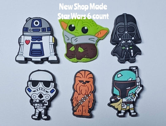 New 6 piece star wars focal bead set shop custom set