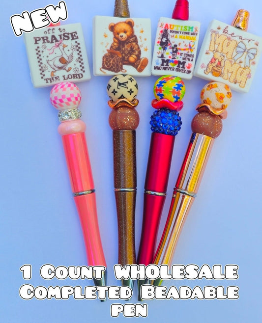 Wholesale 1 Count Beadable Pens