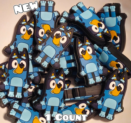 1 Count Focal Bead Bluey