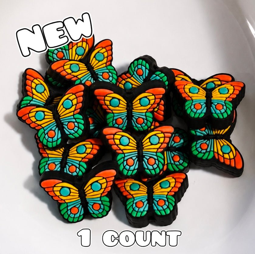 1 Count Focal Bead Butterfly