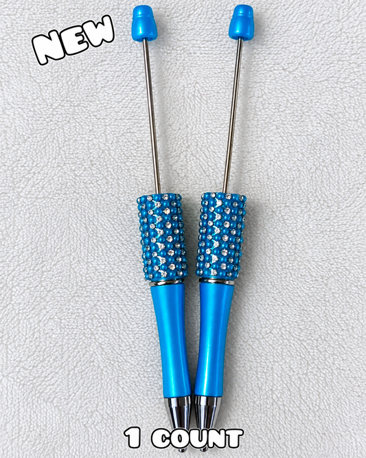 1 Count Beabable PEN Blanks Rhinestone Sky Blue