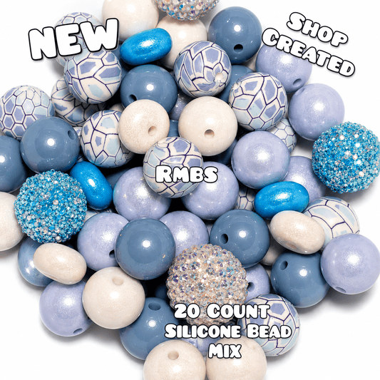 New Deluxe SILICONE Bead Mix 25 count. Shop Made