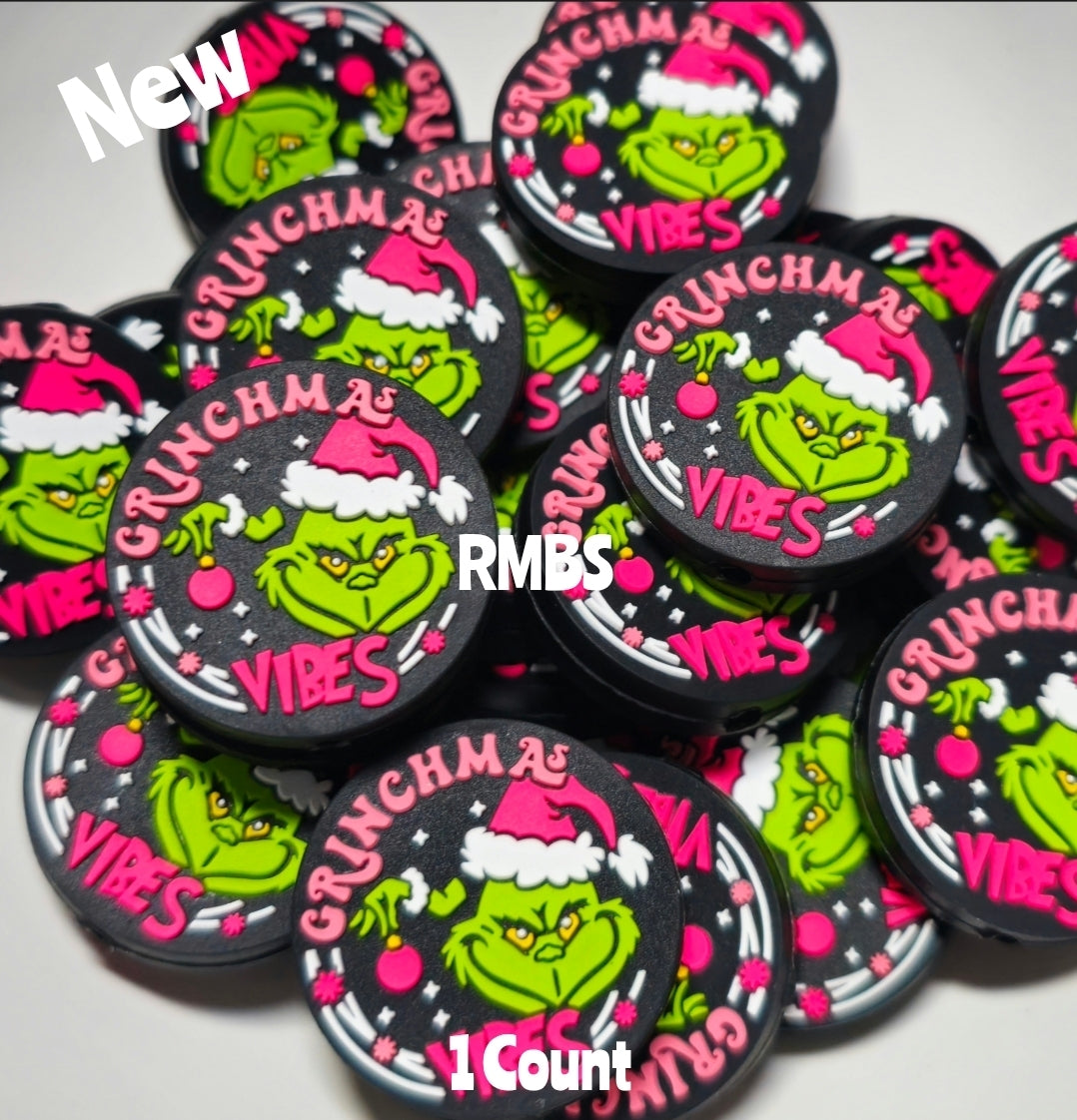 DIY Focal Bead 1 Count Craft Supplies Christmas Character Mr Mean One Grinch Beads