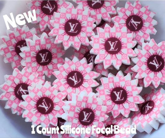 New 1 Count Focal Bead Shop Created Made Designer Flowers