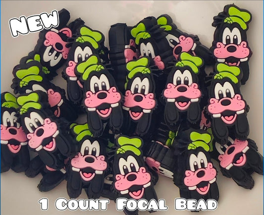1 Count Focal Bead Goofy