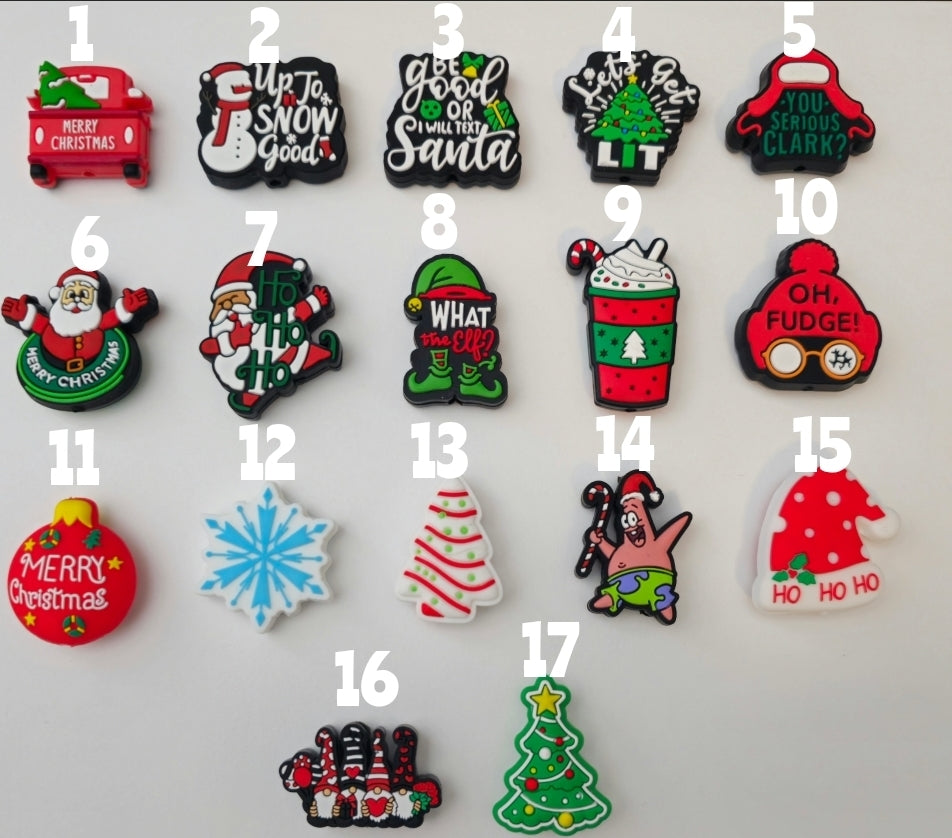 1 Count Focal Beads Christmas Overstock & Discontinued