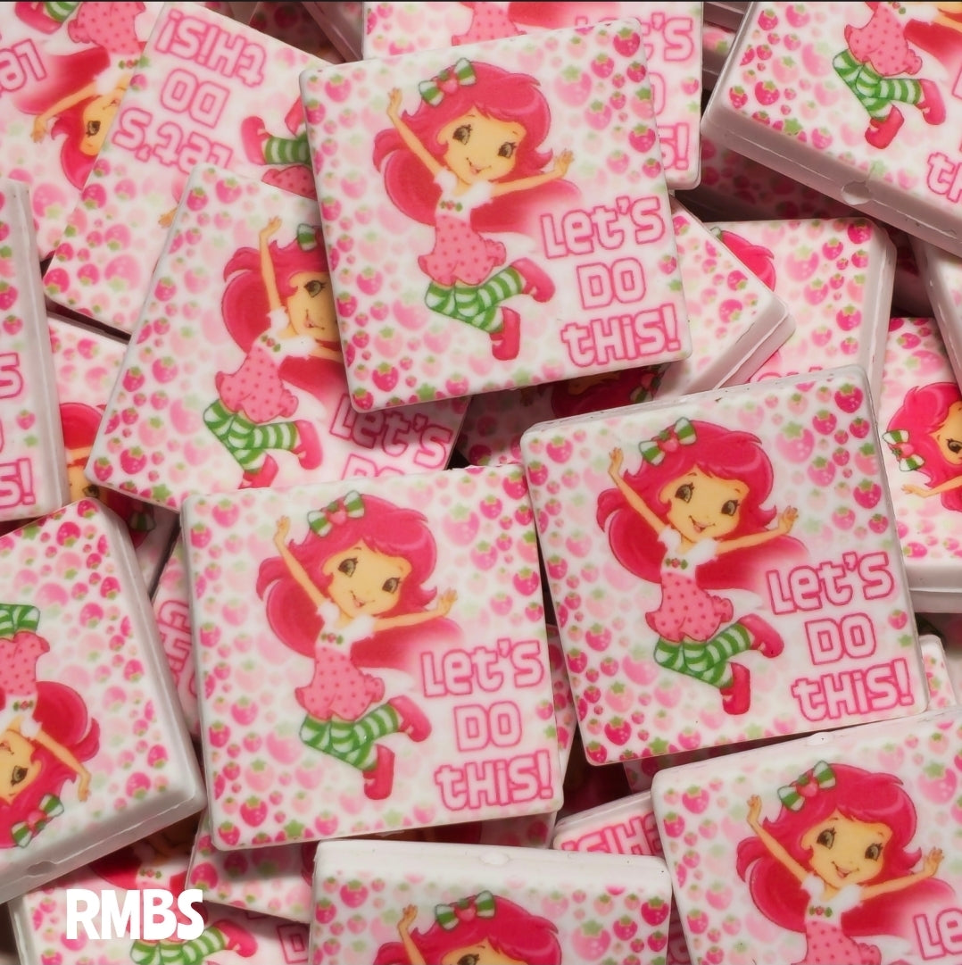 DIY Focal Bead 1 Count Craft Supplies Character Strawberry Shortcake