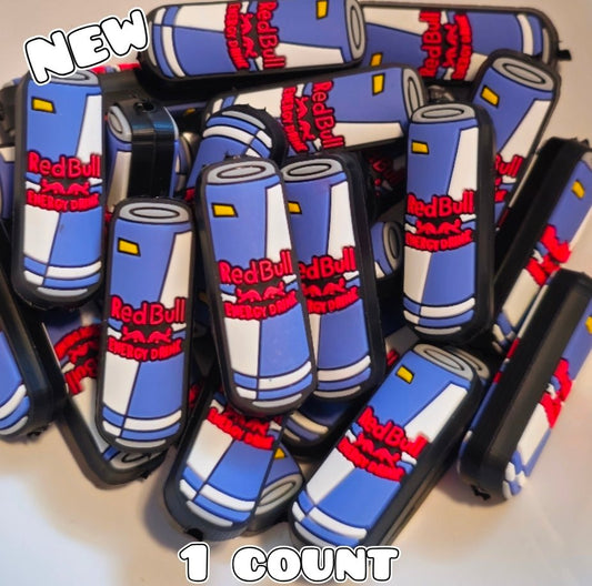 New 1 Count Red Bull Focal Bead