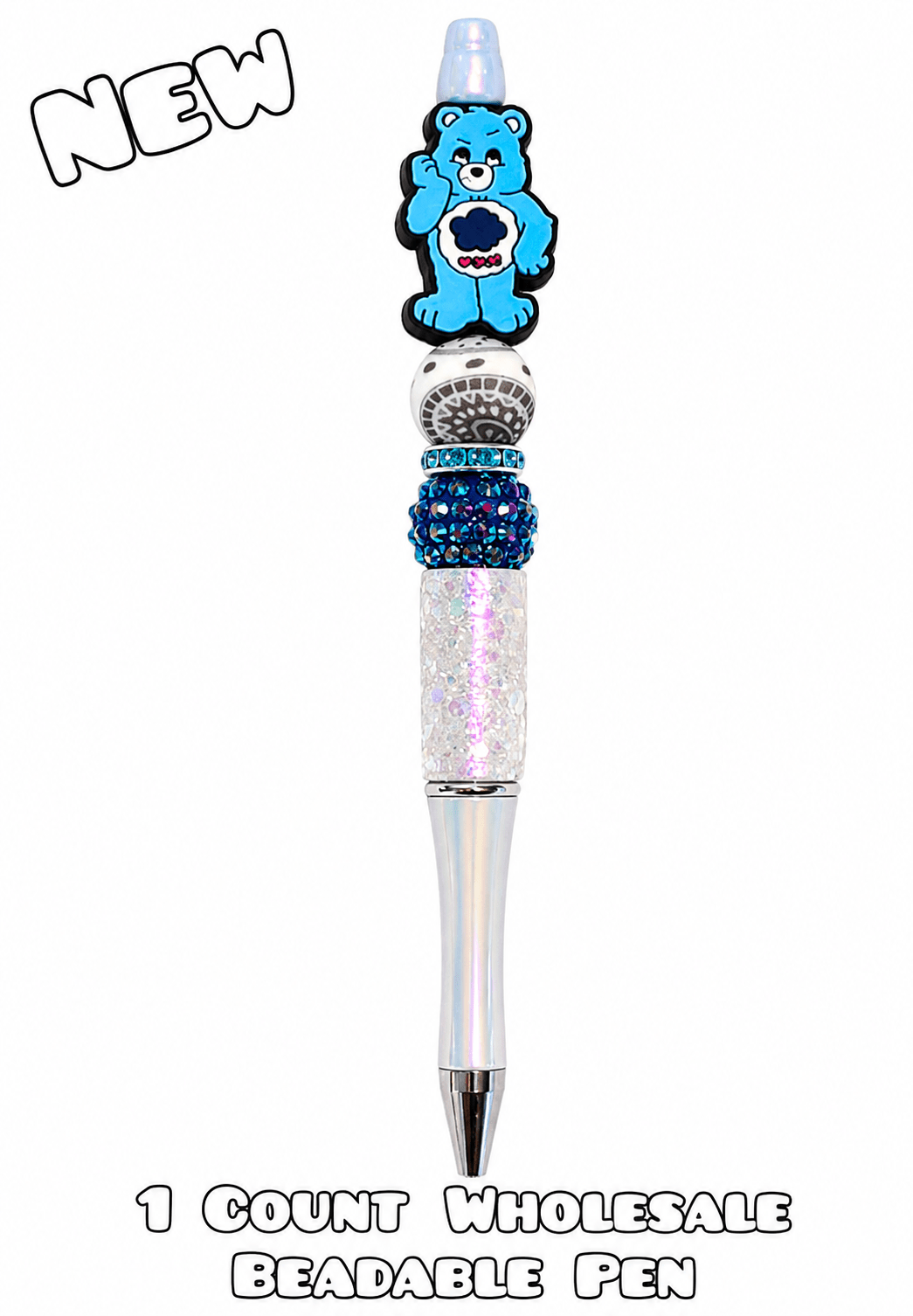 Wholesale 1 Count Beadable Pens Care Bear