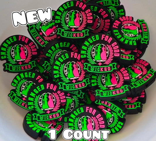 New 1 Count Wicked Changed For Good Focal Bead
