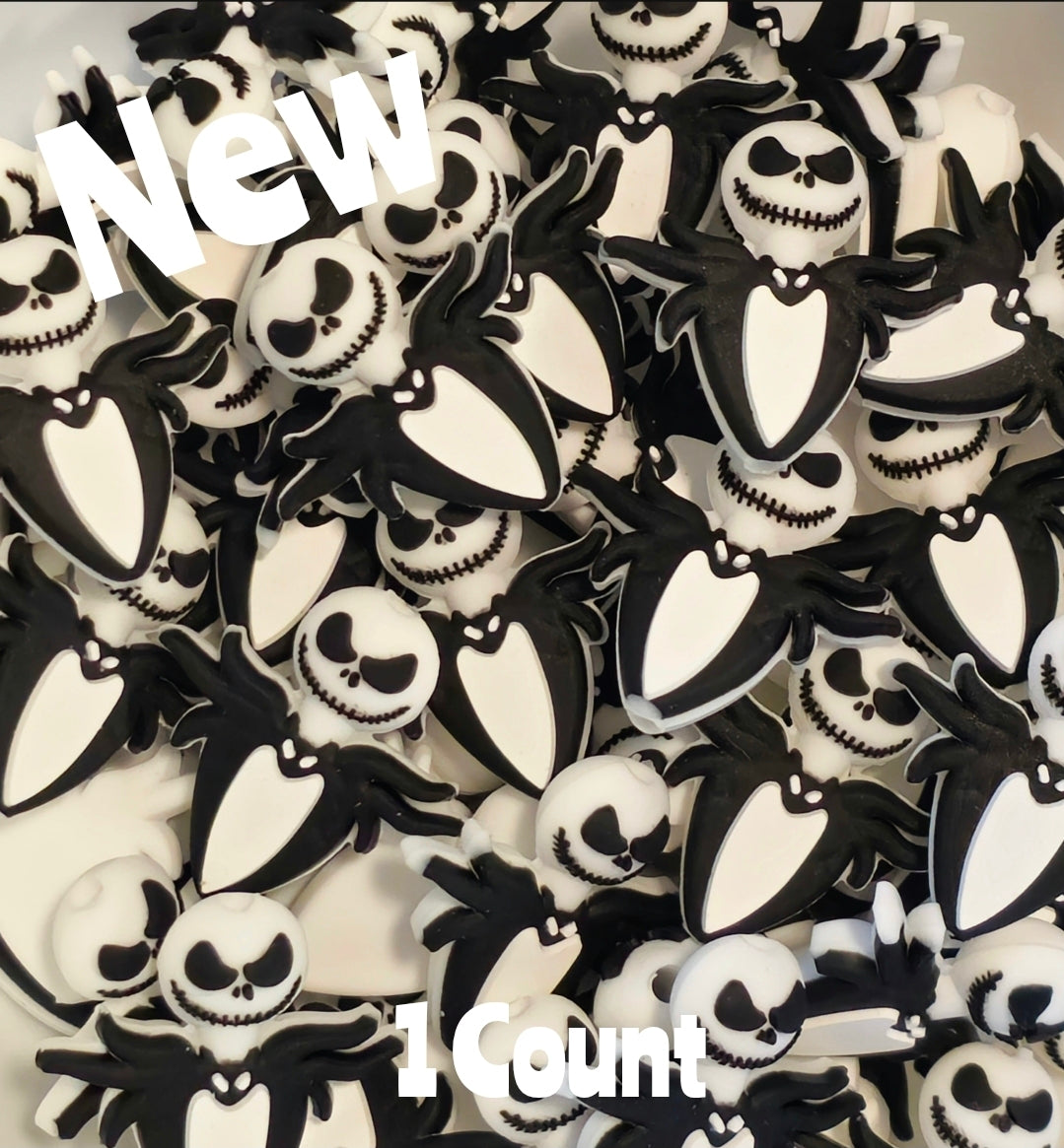 New 1 Count 3D Nightmare before Christmas Focal Bead