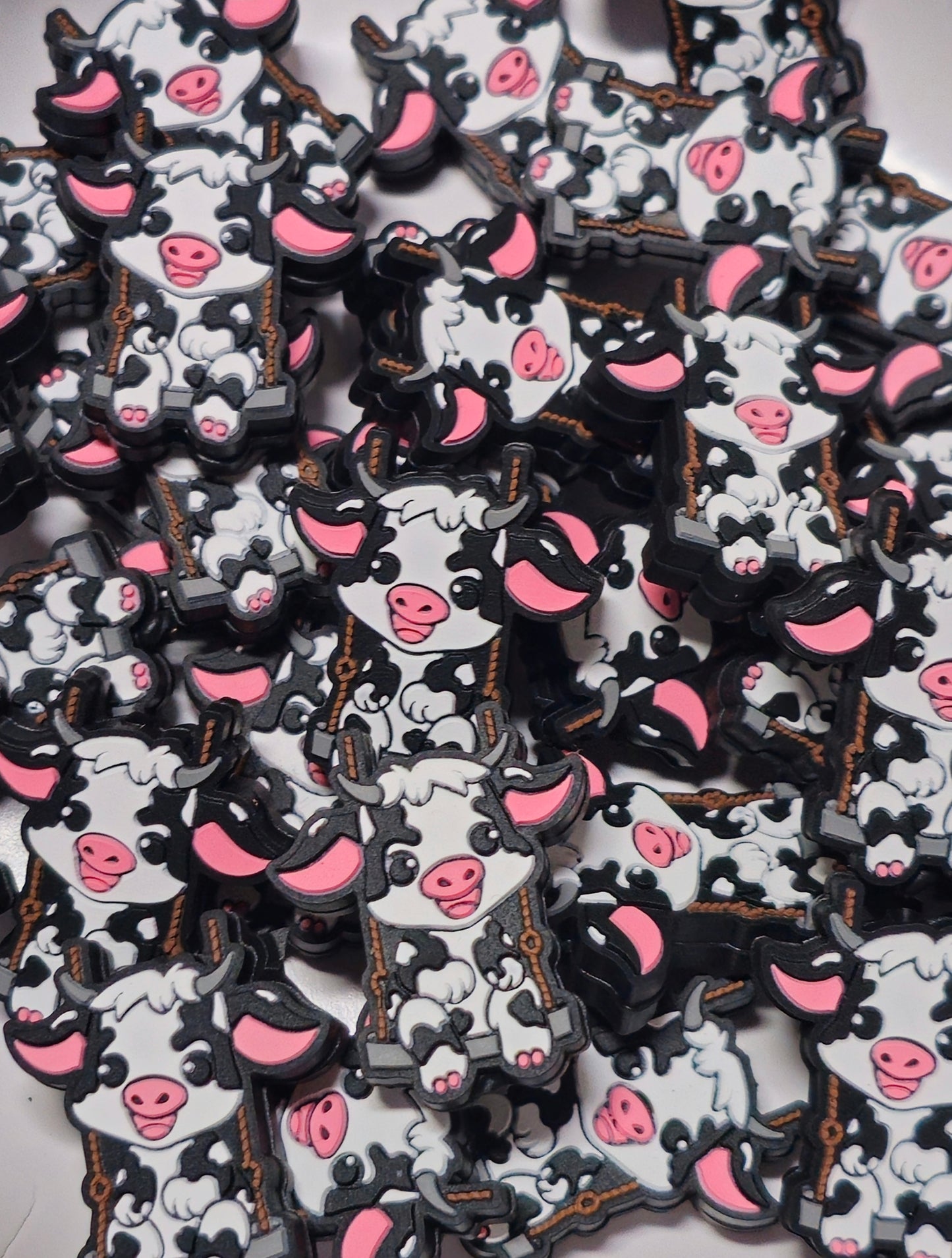 DIY Focal Bead 1 Count Craft Supplies Country Western Cows