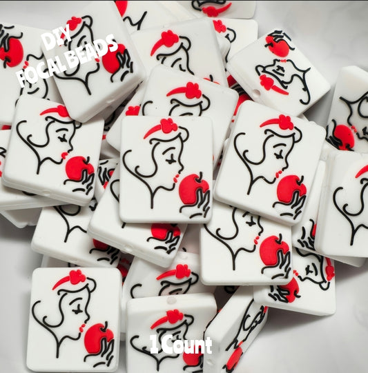 DIY Focal Bead 1 Count Craft Supplies Snow White