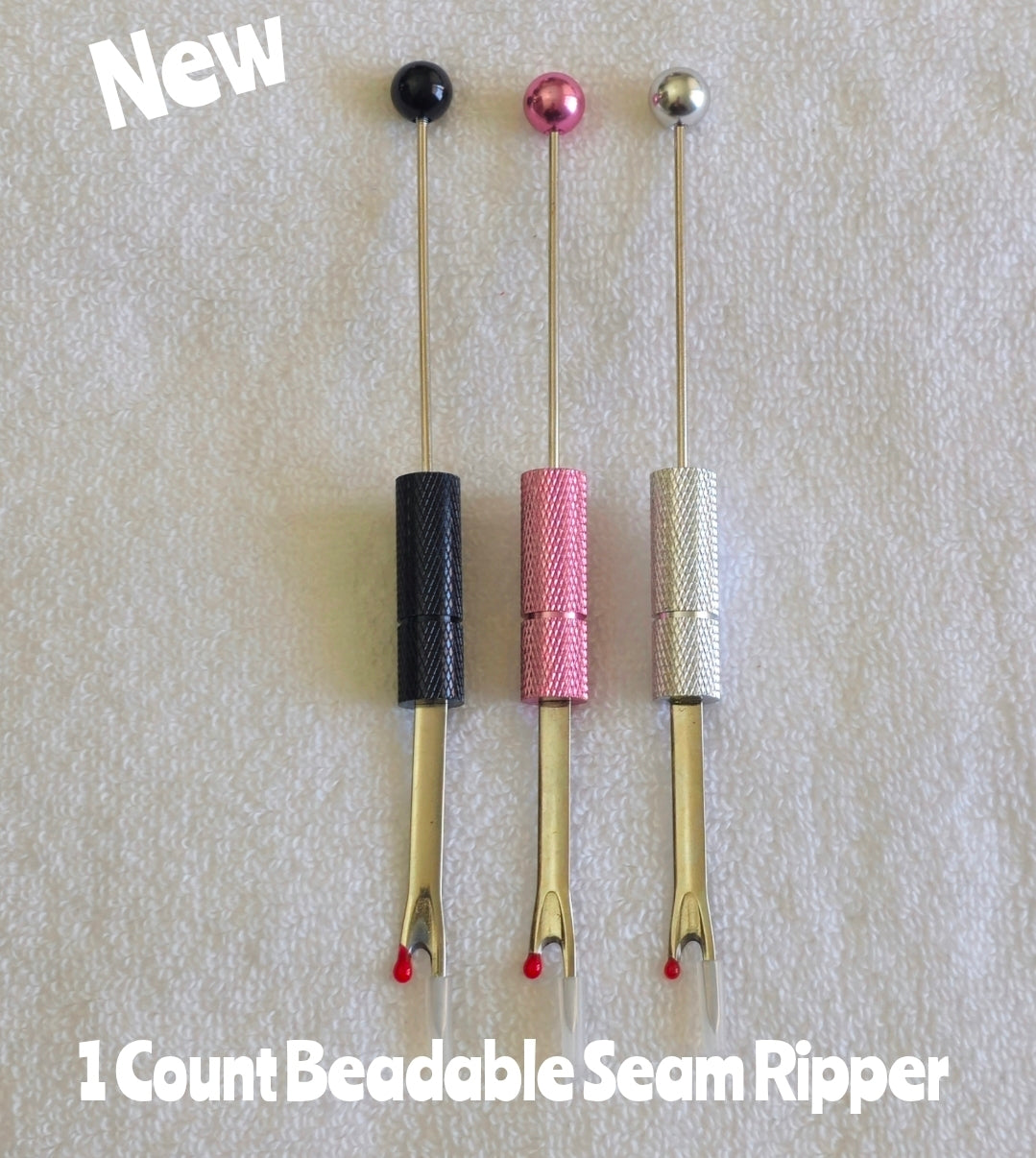 New 1 Count Beadable Seam Rippers DIY Beadable Blanks