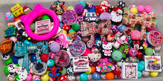 NEW! Only 20 BAGS! Released 10-1-26! You get so much for so little! Bulk Mystery Bead Bags Limited Quantites 200 plus pieces! NO 2 BAGS ARE THE SAME! HAND PICKED!