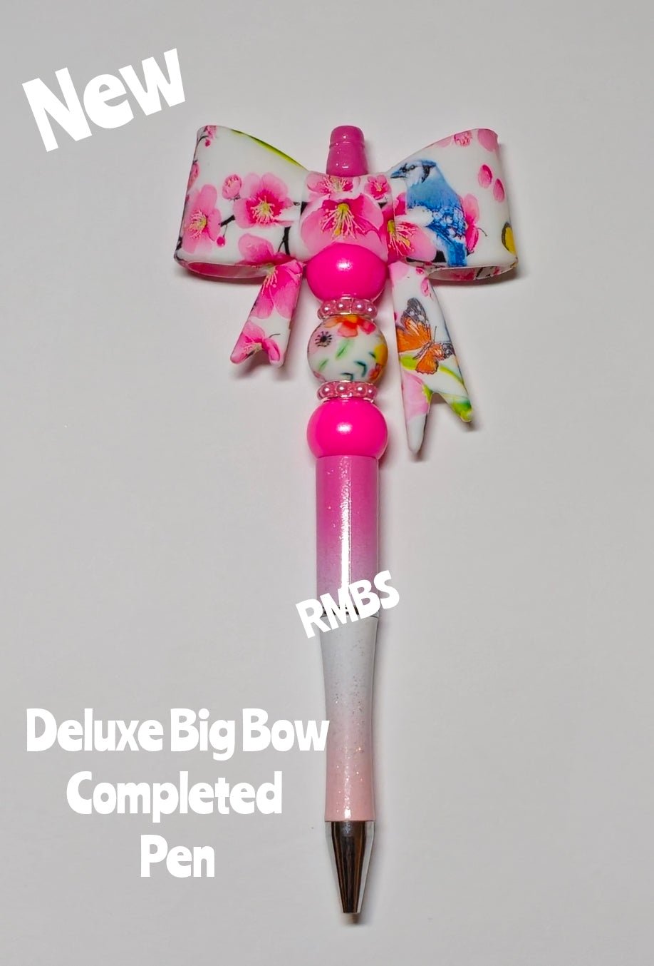 New 1 Count Completed BIG BOW Pen With extra ink