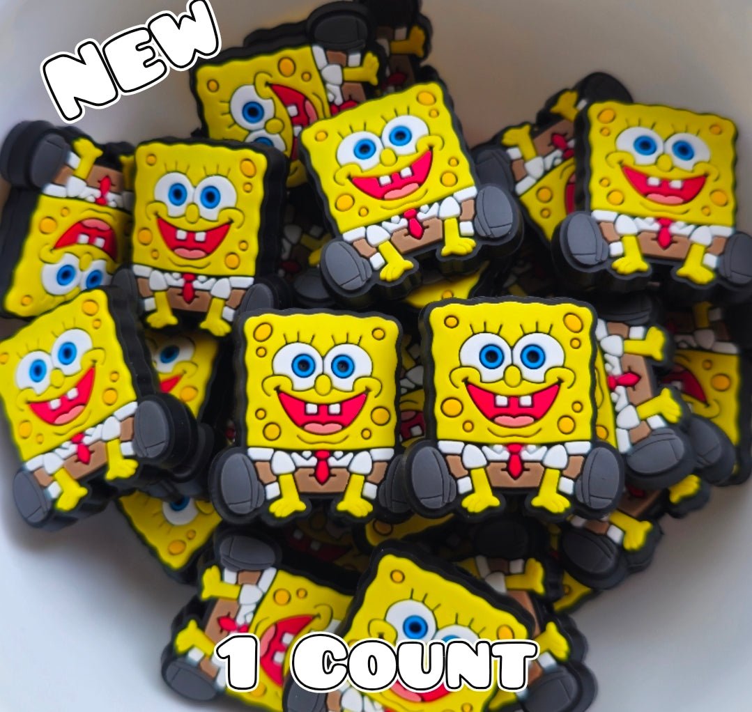 New 1 Count Focal Bead SpongeBob