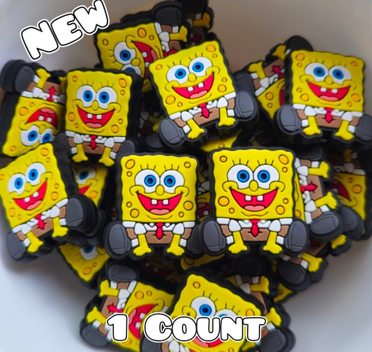 New 1 Count Focal Bead SpongeBob