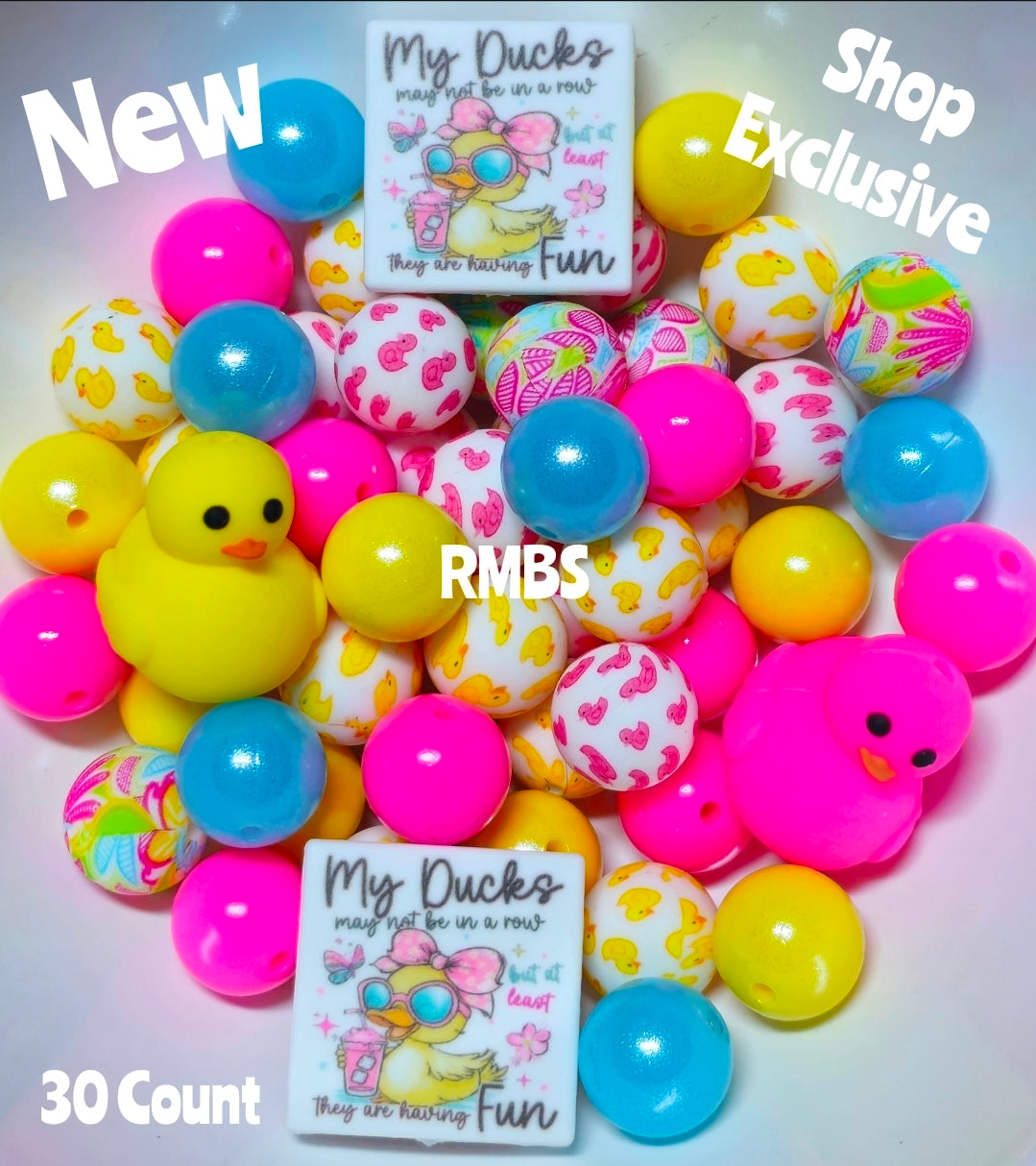 New Ducks Mix 30 Count Limited Edition Shop Created Bead Mix