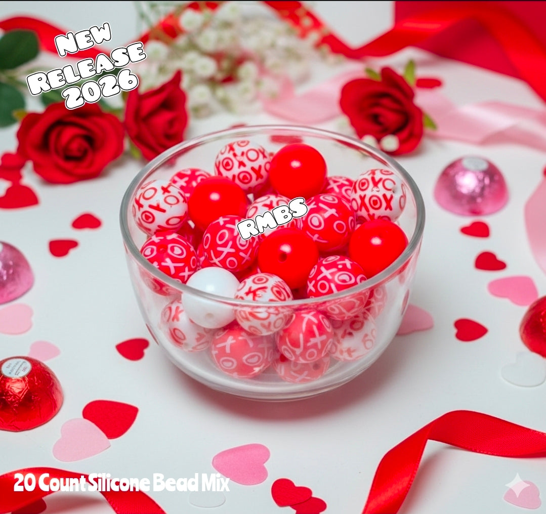 New XOXO Mix 20 Count Limited Edition Shop Created Bead Mix