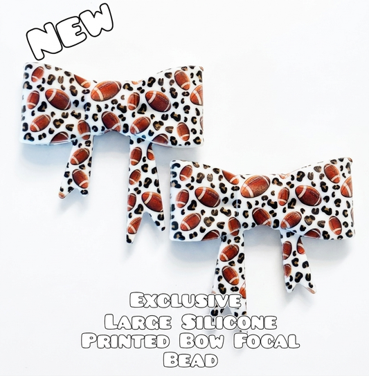 1 Count New Release Silicone Focal Bead Bow Exclusive