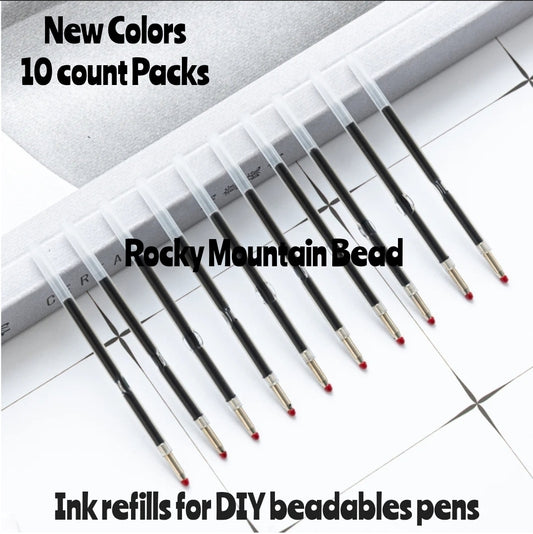 10 count Ink Refill For DIY beadable pens