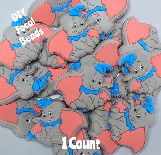 DIY Focal Bead 1 Count Craft Supplies Dumbo Elephant