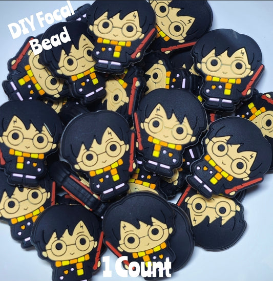 DIY Focal Bead 1 Count Craft Supplies Harry Potter Boy Beads Charms