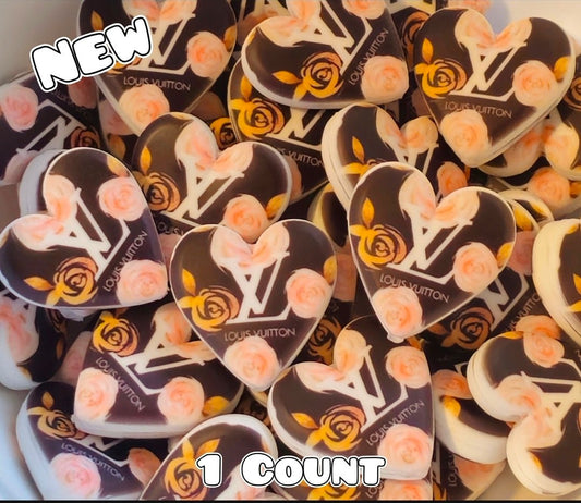New 1 Count Focal Bead Designer Luxury Heart