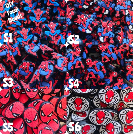 DIY Focal Bead 1 Count Craft Supplies Character Spiderman Beads Charms