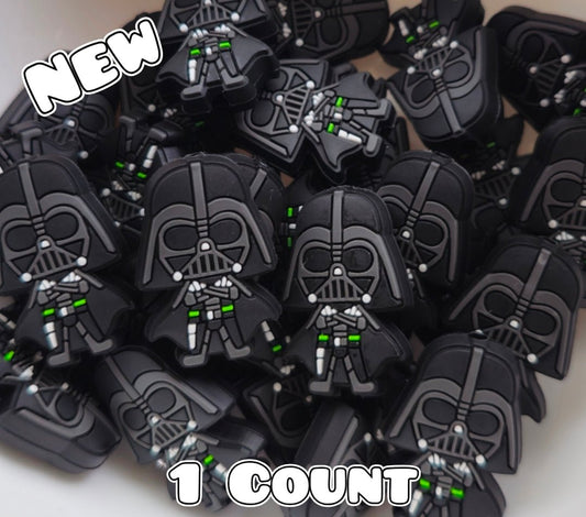 New 1 Count Focal Bead Star Wars Vader