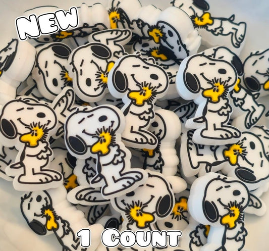 New 1 Count Focal Bead Snoopy