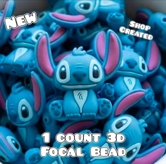 New 1 Count Focal Bead 3D Stitch