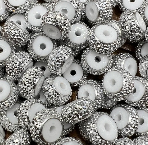 5 Count 12MM Acrylic Spacer Beads Craft Supplies 10 color options