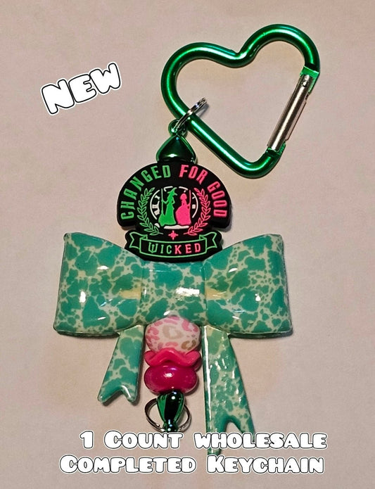 Wholesale 1 Count Beadable Keychain