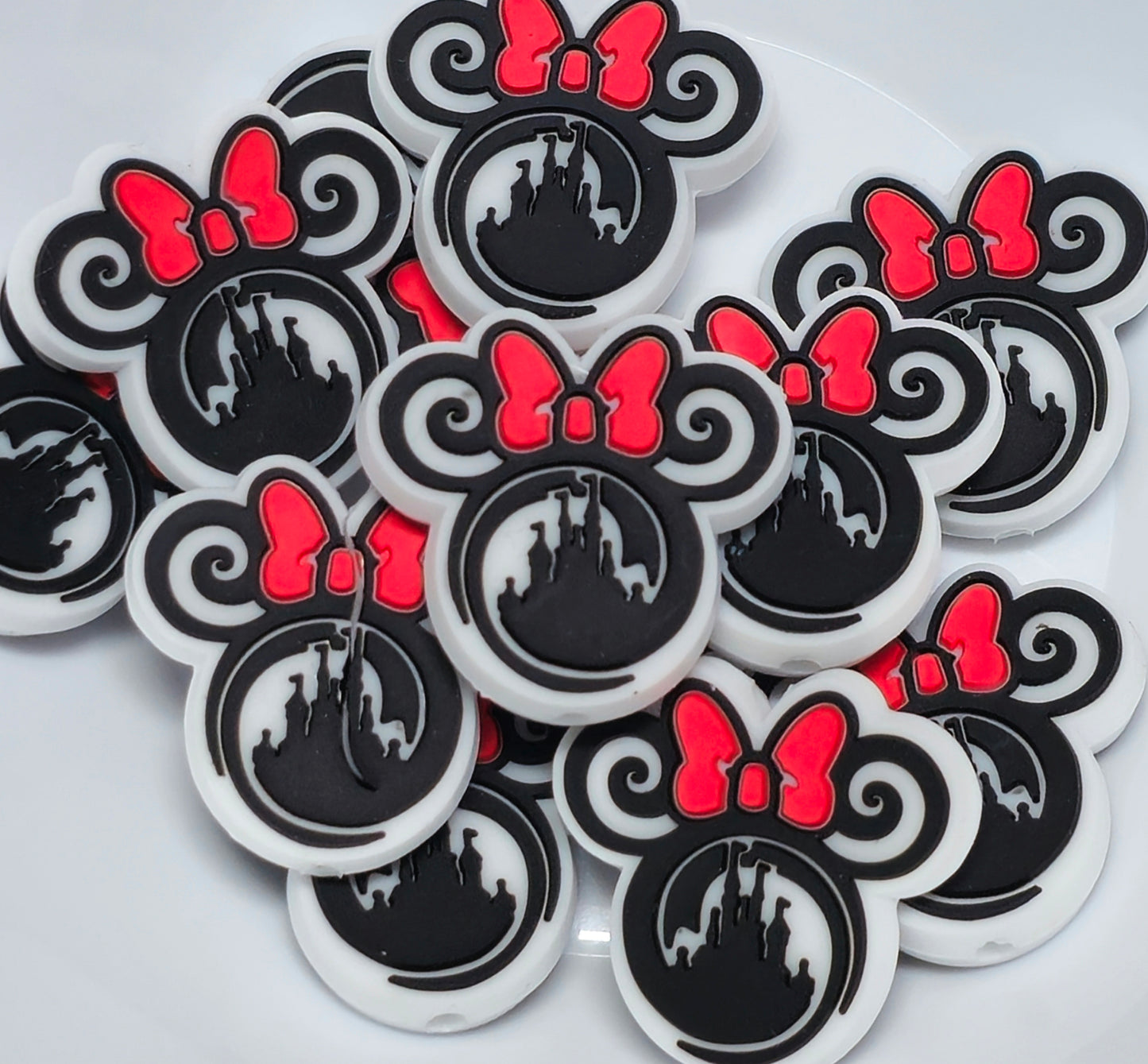 DIY Focal Bead 1 Count Craft Supplies Character Mickey Minnie Mouse