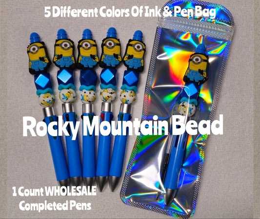 Wholsale Completed Pens comes with pen bag Craft Supplies Character Minions