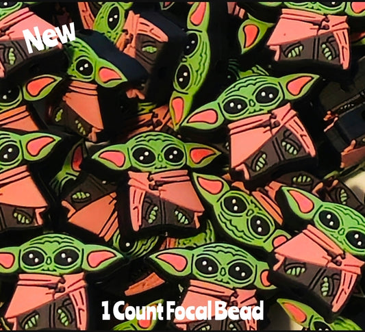 New 1 Count Yoda Count Focal Bead